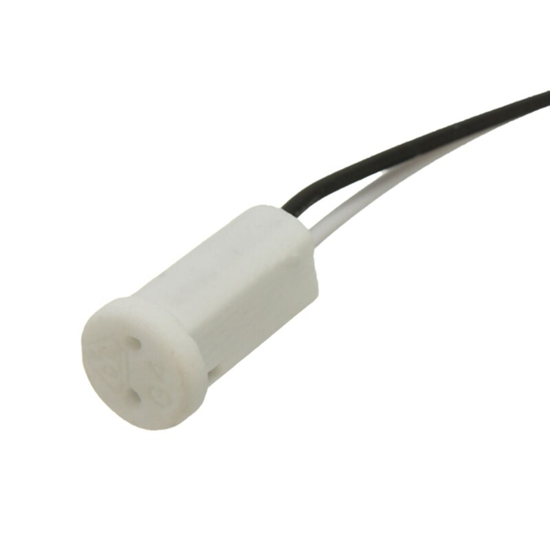 G4 Ceramic Head LED Halogen Light Lamp Bulb Base Socket Holder Connector 18CM 12V Lamp Bases