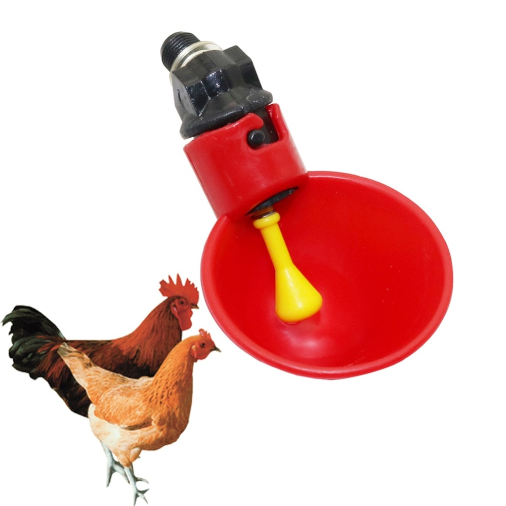 10 stk fjerkræ vand drikke kopper automatisk vagtler kylling drikke plast kylling høns drikker kopper avl udstyr