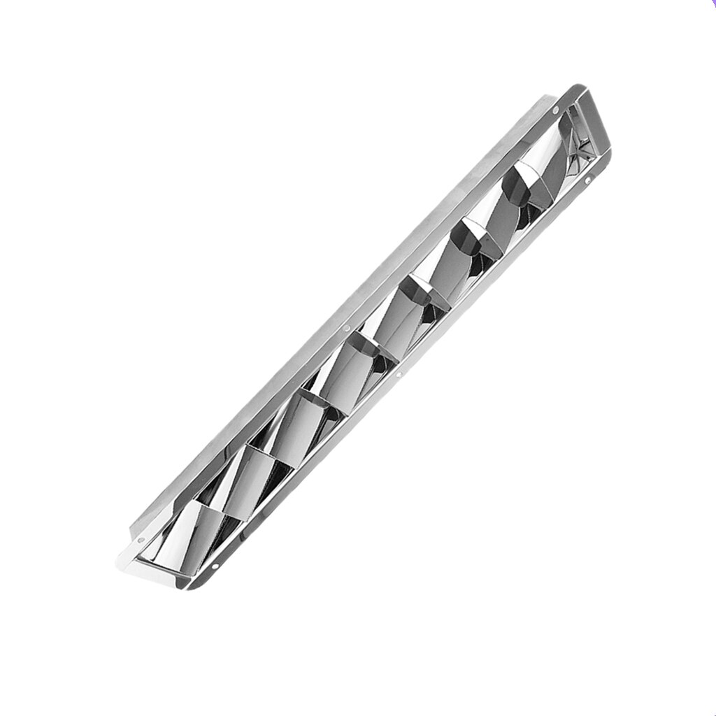 Marine Hardware 8 Slots Stainless Steel 304 Boat Marine Air Louver Vent Grille Ventilation Louvered Ventilator Grill Cover House