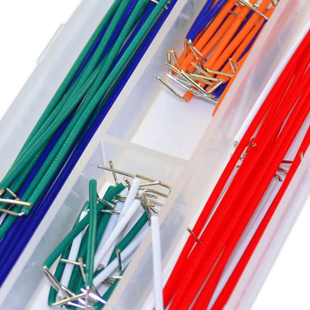 140 pcs U Shape Solderless Breadboard Jumper Cable Wire Kit Breadboard Dedicated Wire
