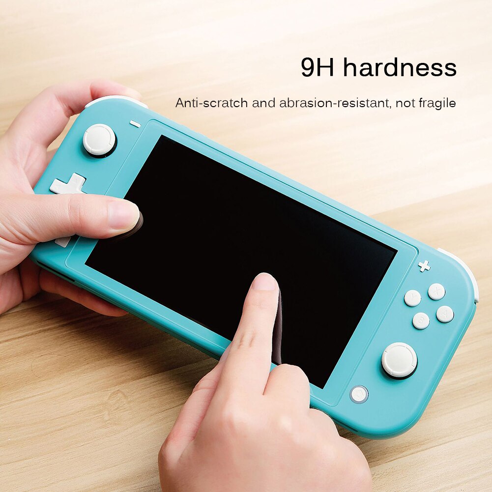 Tempered Glass Good Toughness Strong Endurance Anti Fingerprint Screen Protector for Nintendo Switch Lite Pack 2