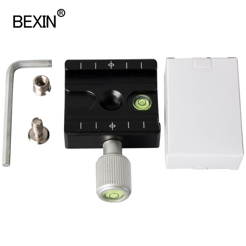 QR50A universal tripod clamp quick release clamp dslr stand camera plate mount clamp aluminum for arca swiss plate point camera