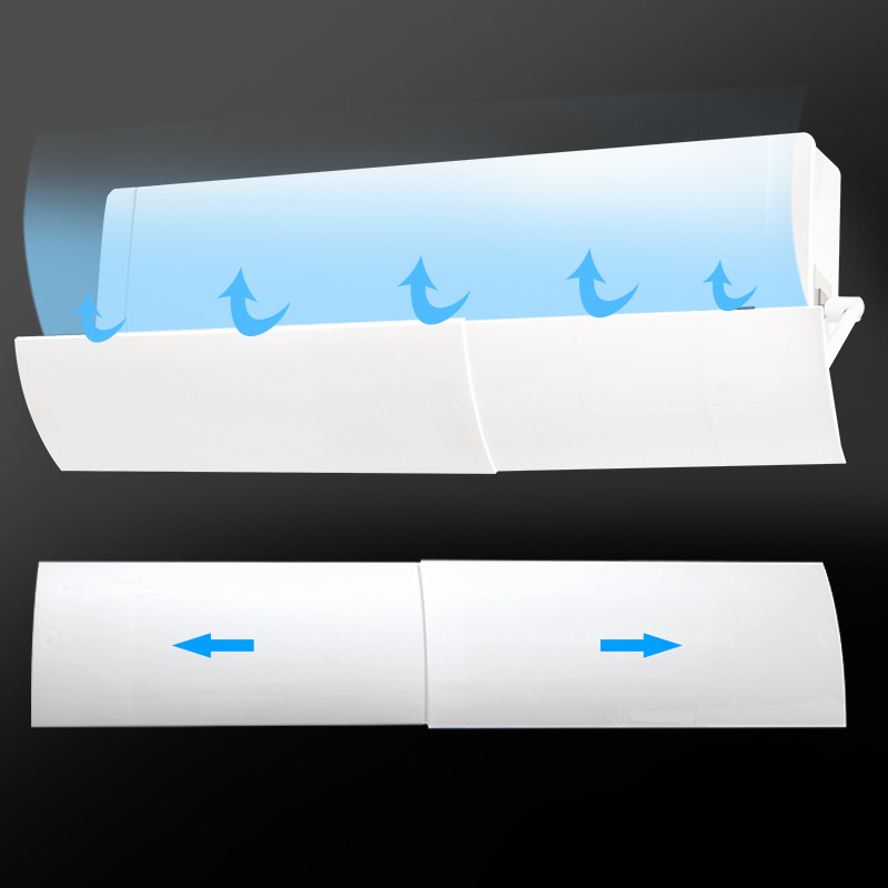 Intrekbare airconditioning windscherm thuis airconditioner deflector baffle woonkamer slaapkamer anti directe windscherm
