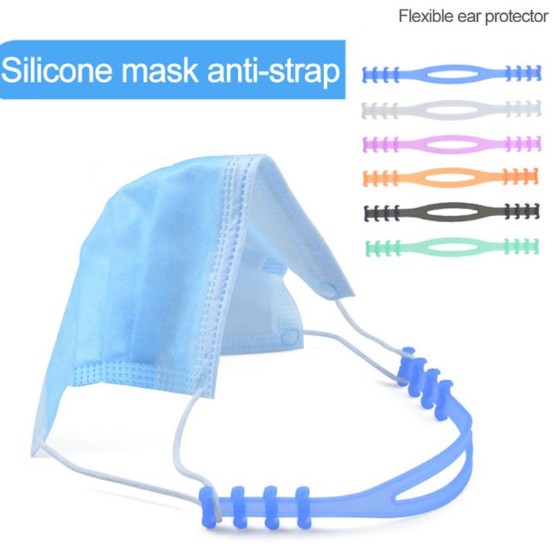 1pcs Adjustable Face Mask Buckle Anti-Slip Band Mask Extension Buckle Ear-pulling Mask Ear Strap Hook Fixing Extension Buckle