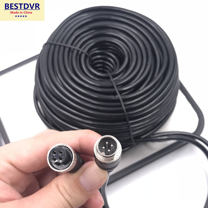 Concrete mixer truck mdvr power supply video power cord Vehicle aviation connector extension cables Singapore 8 10m copper wire