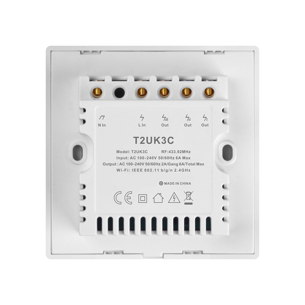 WiFi Smart Touch Light ON/OFF Wall Switch Work With Apple HomeKit for Smart Home Light Control