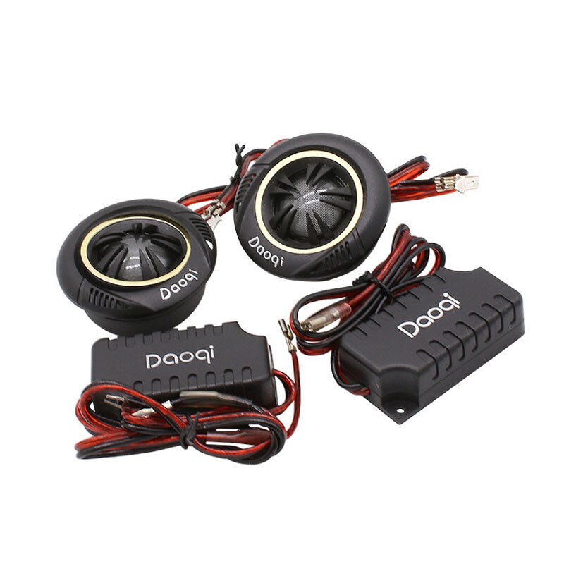 de componentes de alta potencia 100W altavoces Tweeter domo de coche con divisor cruzado para estéreo de música de coche de vehículo