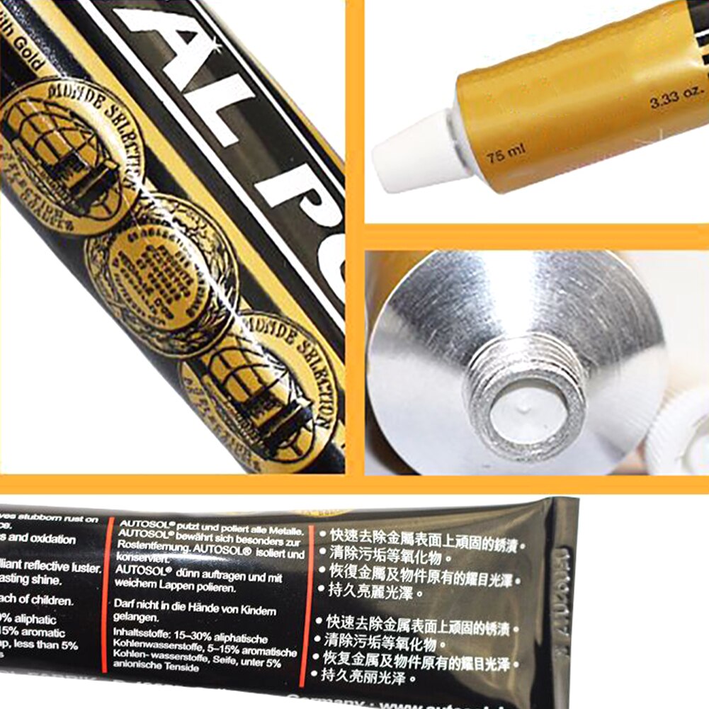 50g/100g Metal Polish Paste for Cars Watch Mirror Wax Grinding Polishing Paste Wax Metalworking Metal Tools