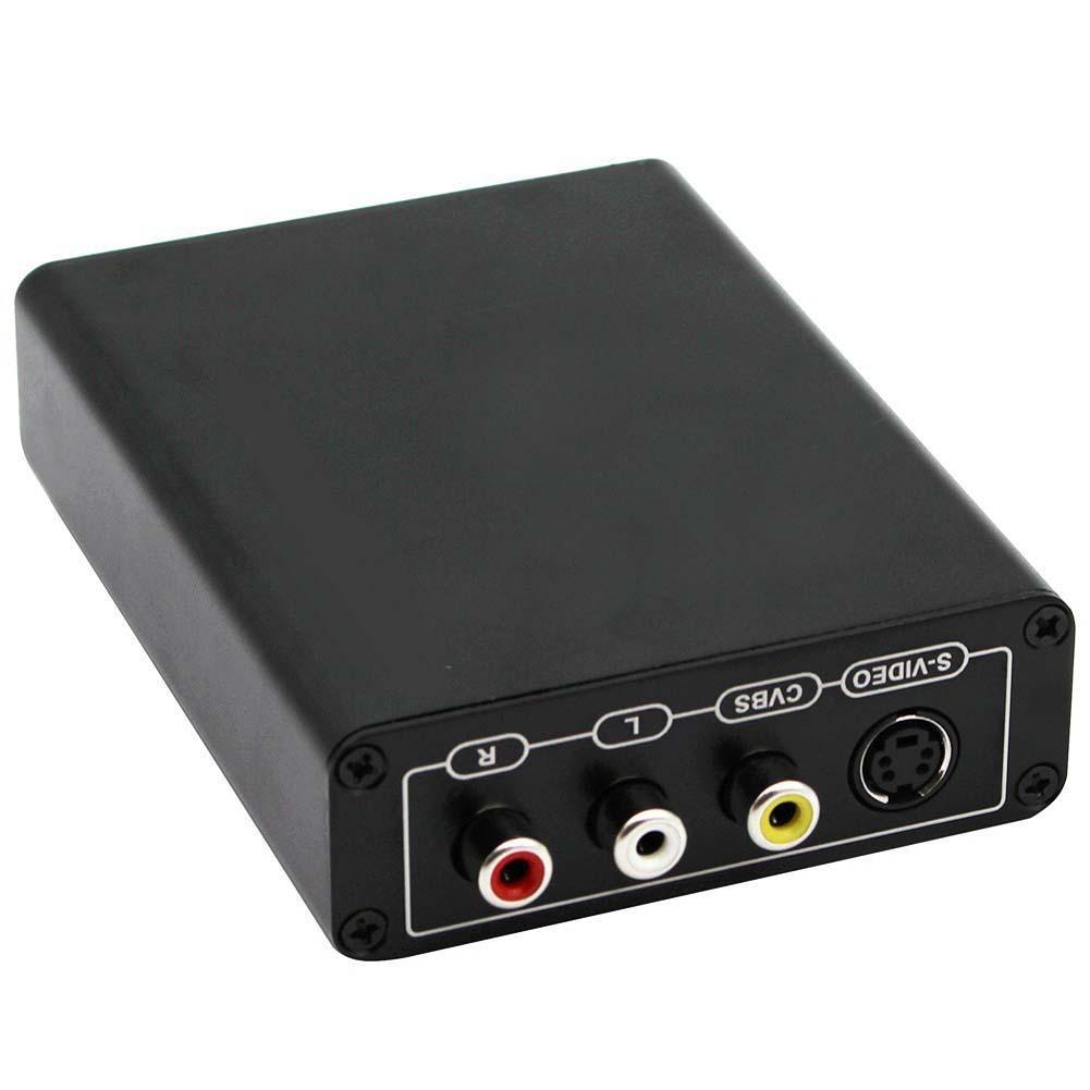 Conversor de vídeo CVBS HDMI compuesto HDMI a AV/S terminal Video convertidor CVBS con Adaptador convertidor A273