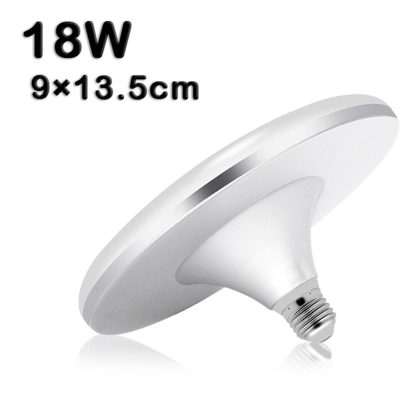 LED-lamp 220V E27-basis Huishoudelijke spaarlamp 30W / 50W Binnenverlichting Vliegende schotel Licht 6500K Plafondlamp Garagelicht