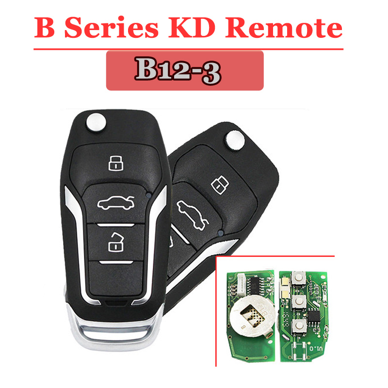 (1 Stuks) b12 3 Button Universele Afstandsbediening Sleutel Voor KD900 KD900 + KD200 URG200 Mini Kd Keydiy Afstandsbediening