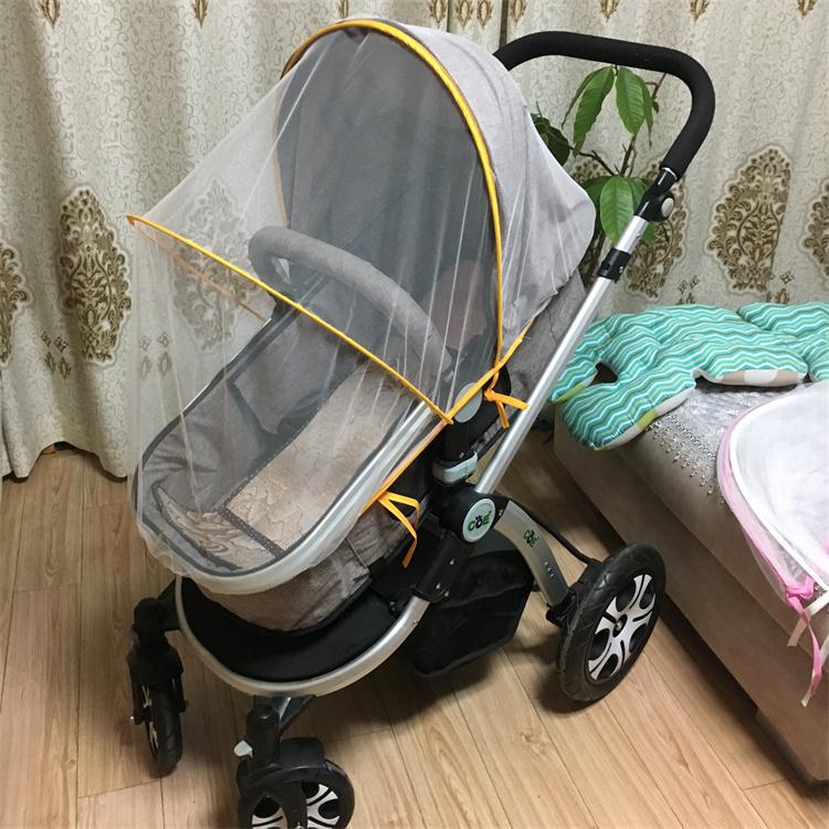 Baby Kinderwagen Sonnenblende Wagen Kinderwagen Baldachin Sonne Kinderwagen Buggy Kinderwagen Zubehör Abdeckung für Sonne Schatten Auto Haube Kappe Sitz: Schwarz Moskito Netz