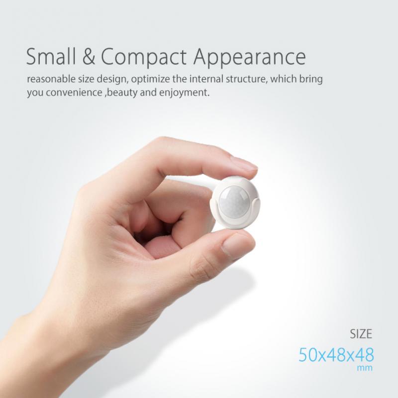 Détecteur de mouvement PIR WiFi intelligent, détecteur de maison intelligent Compatible IFTTT pour commande vocale, sans Hub