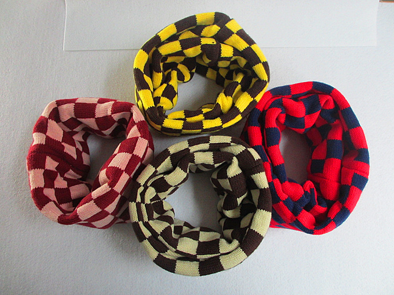 1 st klädtillbehör rund hals halsduk vinter stickad scarf boa baby&barn & vuxen infinity kläder halsduk  d002