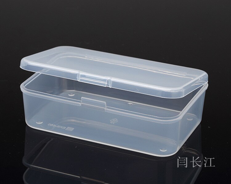 Plastic Rectangular Plastic Box Small Box Hardware Parts Box Digital Products Accessories With Cover 550