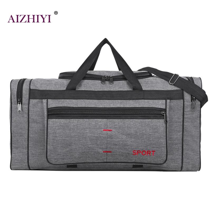 Multifunctionele Canvas Reizen Schoudertassen voor Vrouwen Mannen Casual Grote Capaciteit Sport Handtassen Unisex Fitness Gym Tote