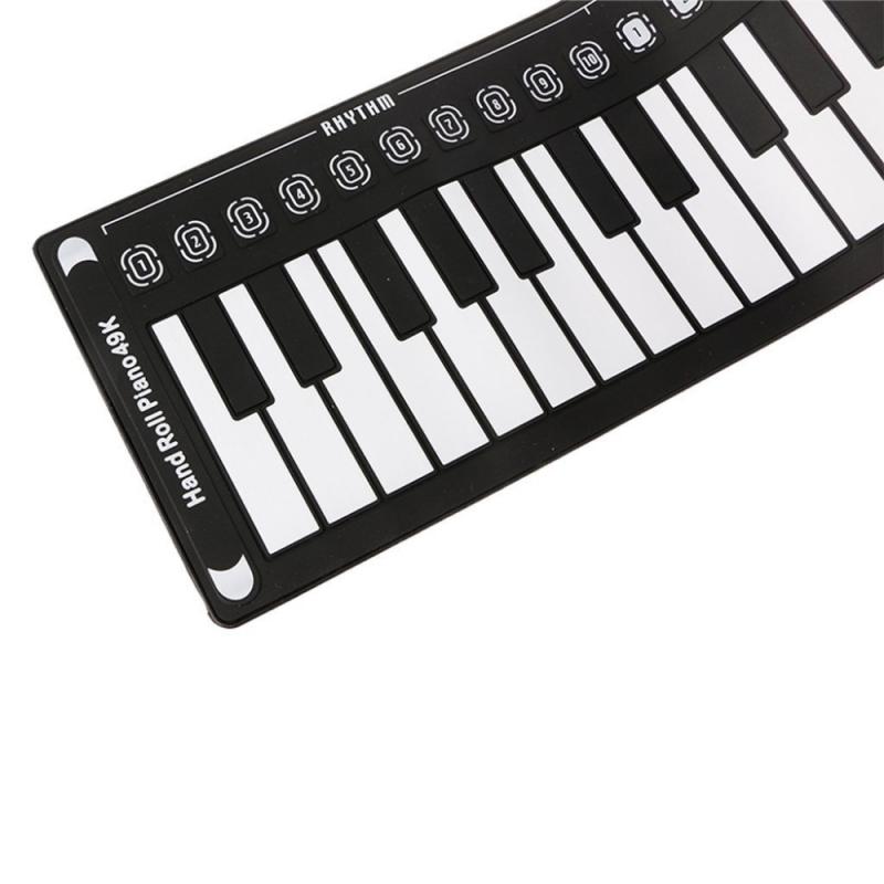 49 näppäintä taitettava joustava piano usb midi ulostulo silikoni joustava näppäimistö elektroniset pianot aloittelija väline