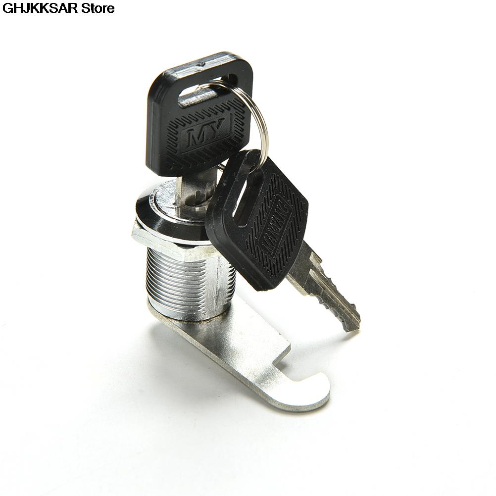1set Cam Cylinder Locks Door Cabinet Mailbox Drawer Cupboard Locker Security Furniture Locks With Plastic Keys Hardware