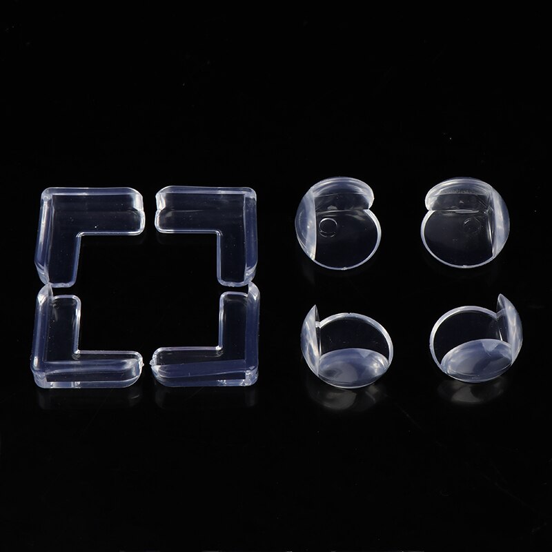 8Pcs Silicagel Transparante Anti-Collision Hoek Tafel Hoek Bescherming Plakken