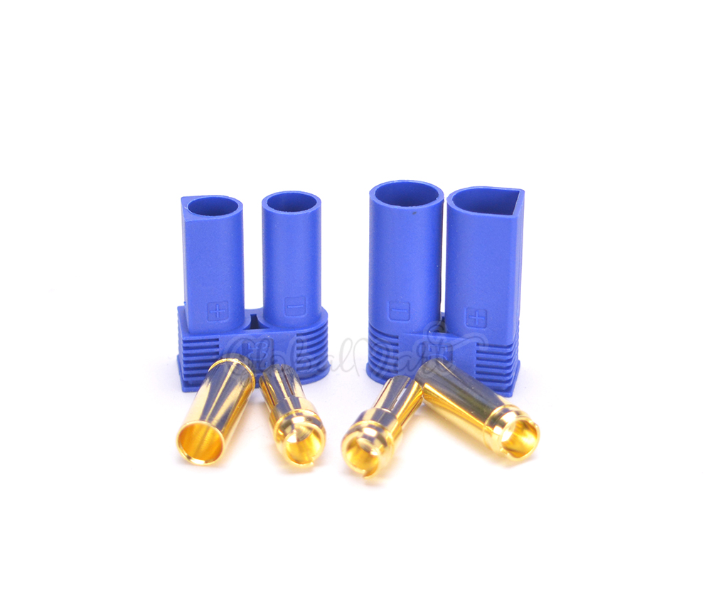 Connecteur de batterie de Type EC2 EC3 EC5, 5 paires/10 paires, mâle et femelle, doré, prise Bullet, pour accessoires RC