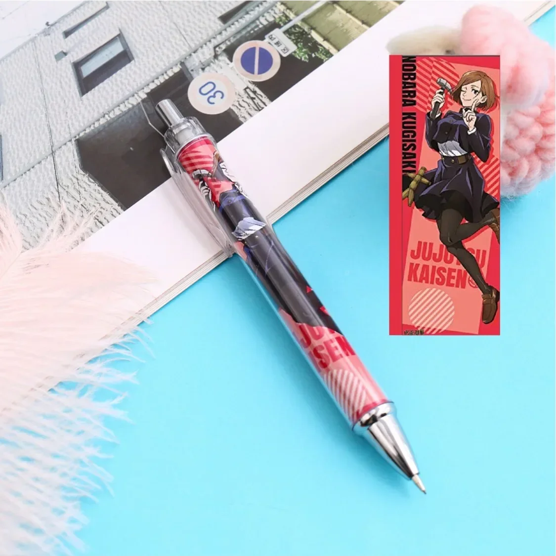 Fushiguro Toji Itadori Yuji Gojo Satoru Anime Verwandter Kugelschreiber Automatischer Bleistift Ästhetischer Schreibwarenbedarf Studentengeschenke