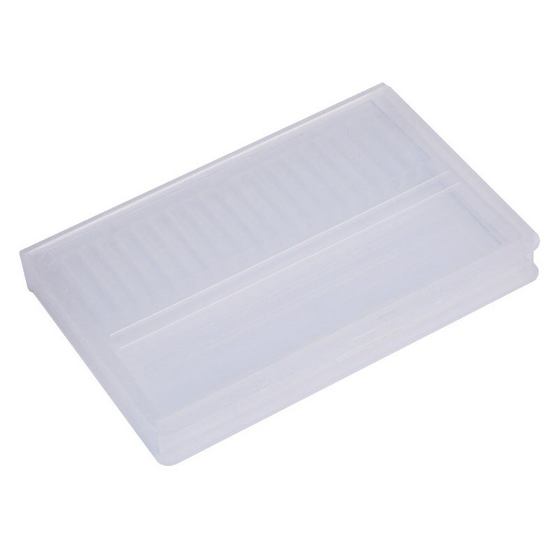 1pc gennemsigtige akryl søm bore boks 20 huller plast display stand beholder til 3/32 " bits bor udstilling