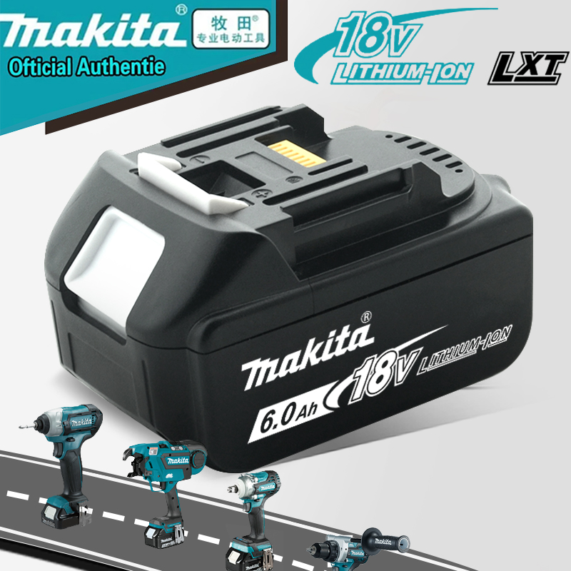 Original 18V Makita Lithium Battery 5AH 6AH 9AH BL1860B BL1850B bl1840 battery 100% BL1860 BL1815 18V Makita Charger
