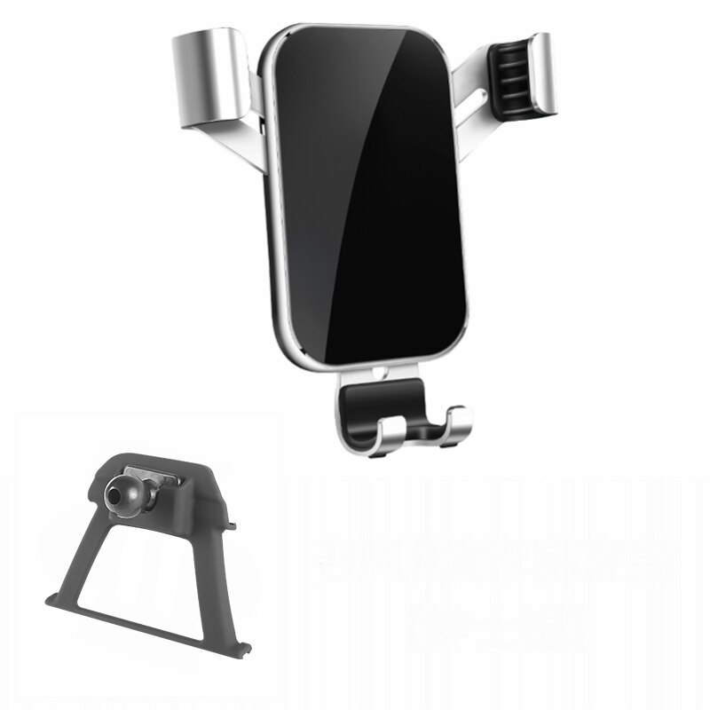 De atmosfeer auto dashboard telefoonhouder gps standaard voor geely boyue atlas auto styling accessoires: Zilver