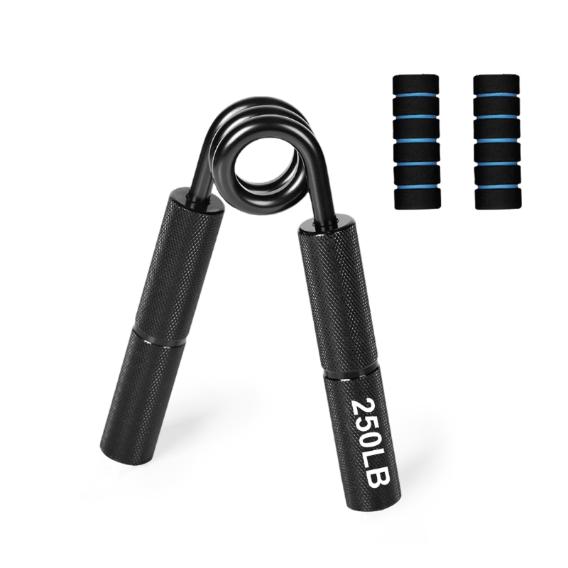 50LB-300LB Metal Hand Gripper Strengthener Finger Exerciser Grip Strength Muscle Arms Trainer Recovery Wrist Gym Equipment