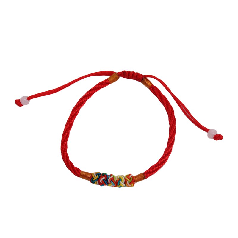 Tibetaanse Boeddhistische Lucky Charm Tibetaanse Armbanden & Armbanden Voor Vrouwen Mannen Handgemaakte Knopen Rood Touw Amulet Armband