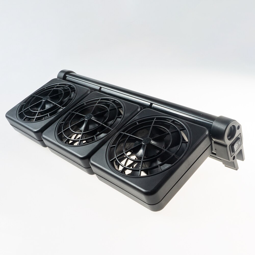 Aquarium Lüfter 100-240V Wasser Kühler für Aquarium Wasser Kühler Kühlung für Aquarium Garnelen/Gepflanzt zubehör Liefert: 3-Fan Slow I Fast / EU Plug