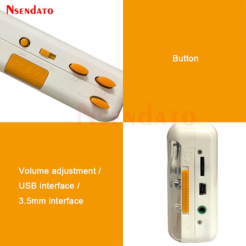 Draagbare Usb Radio Cassette Player Muziek Audio Naar Pc Super Usb Cassette To MP3 Tape Cassette Player Capture recorder