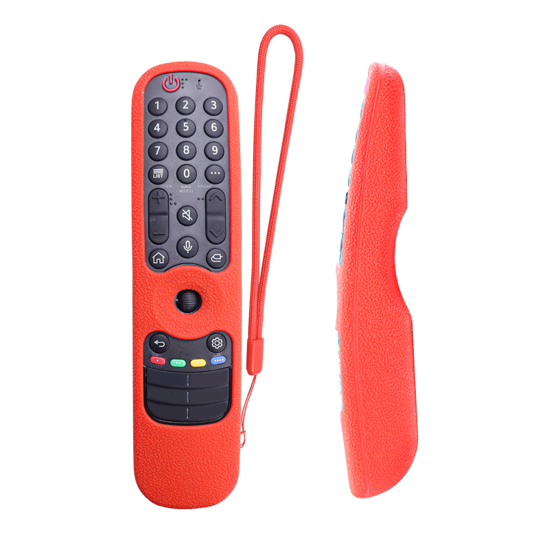 Pasuje do pilota LG Magic Remote 2021/22/23/24 Antypoślizgowy silikonowy futerał ochronny Pasuje do LG MR21/22/23GA: Czerwony