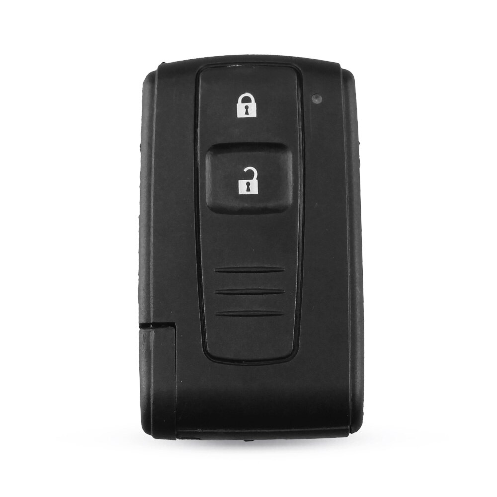 KEYYOU 2/3 Button Remote Smart Car Key Cover For Toyota Prius 2004 - Corolla Verso Camry With / No Uncut Blade: 2 Buttons