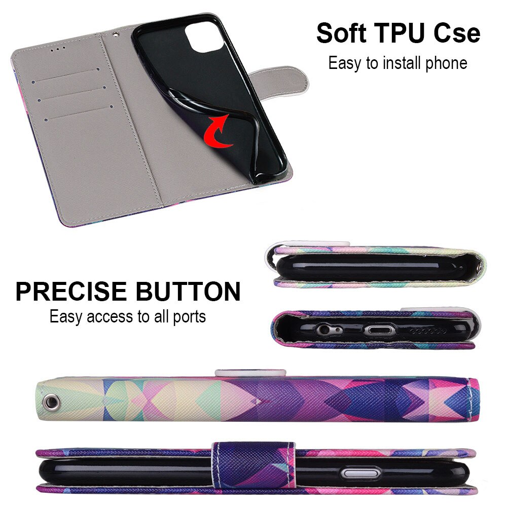 Voor samsung galaxy  a01 core hoesje leren portemonnee telefoonhoesje voor samsung  a01 core  a013f flip case cover coque fundas capas