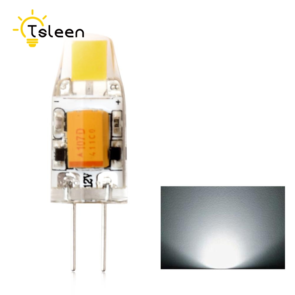 Bombilla Led G4 de 1/4/8 piezas, regulable, CA/DC12-24V, Blanco cálido/frío, 3W, 6W, ahorro de energía, luz de silicona, 360 grados, reemplazo de lámpara halógena: Rojo / Azul / 3 W