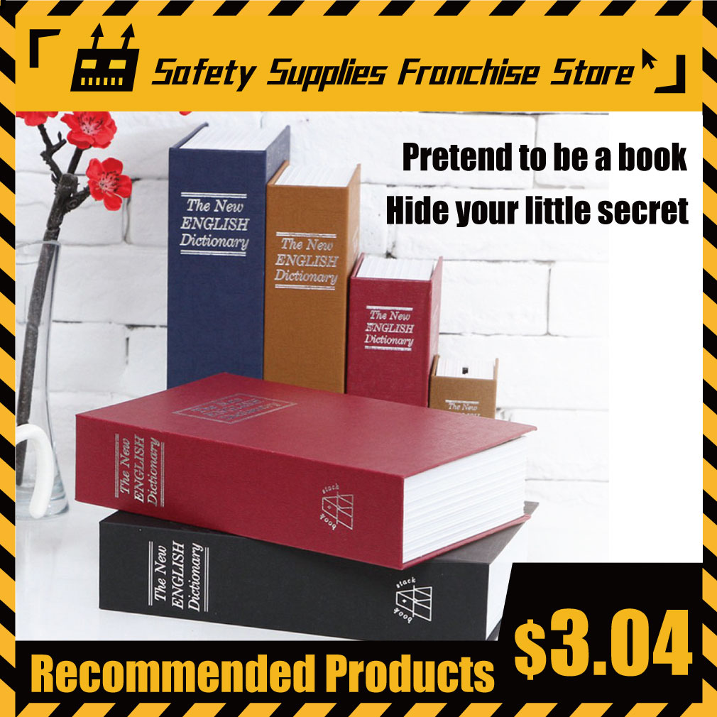 Change Box Dictionary Book Insurance Box European Simulation Book Safe Mini Storage Tank LESHP