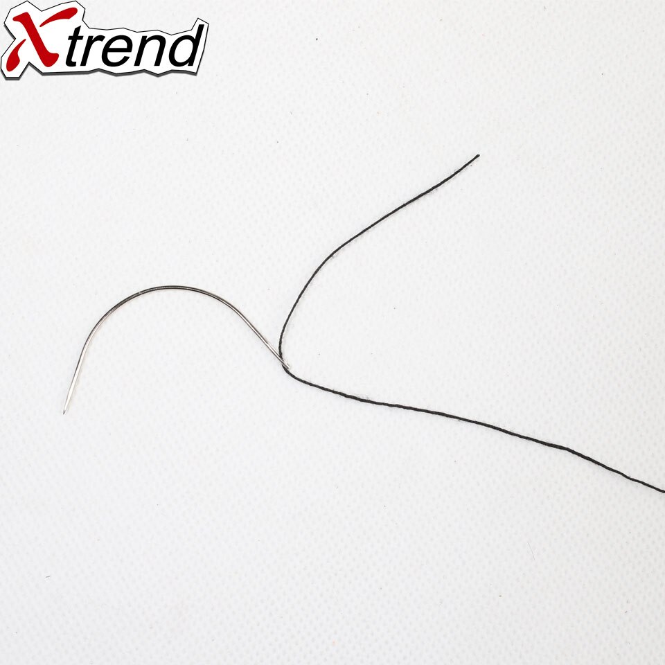 1set Hair Weaving Needles &amp; Thread Set (20pcs C Stainless Weaving Needle Needles +1 Spool Polyster Cotton Hair Weaving Thread)