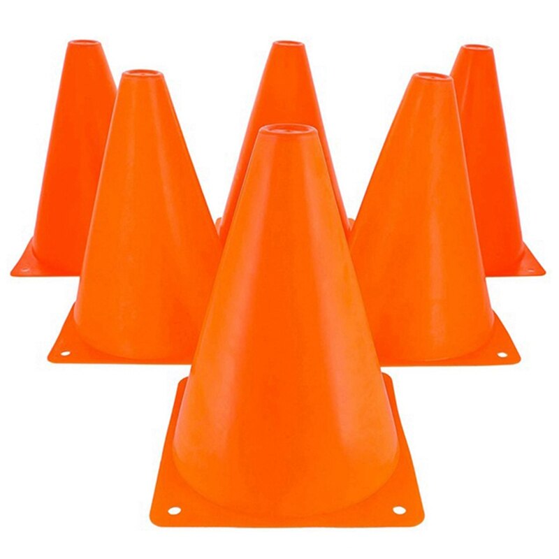 30 pcs plastic traffic cone training sign tube football training cone agile sports cone for drill football basketball