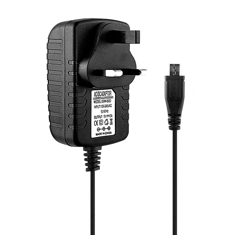 Adaptador de fuente de alimentación cargador de pared 5V 3A + interruptor de encendido/apagado para Raspberry Pi 3 B + P adaptador de fuente de alimentación/cargador de pared/Raspberry Pi 3