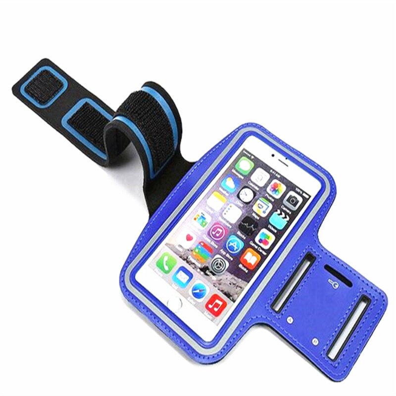 Armband 5.5 Inch Gym RunningJog Case jogging mobiele klem Mobiele Telefoon Arm band Houder Case op hand Comfortabel ademend voor HTC