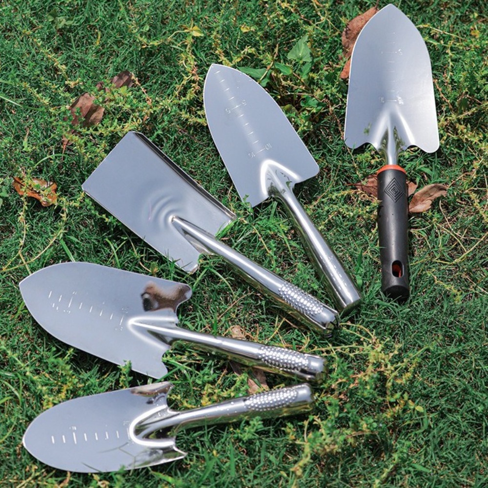 stainless steel Garden Trowel Heavy Duty Planting Gardening Hand Tools Ergonomic Grip Transplanting Garden Hand Shovel