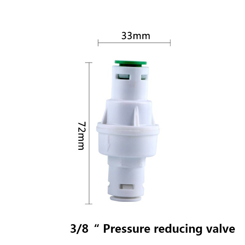 Ro Water Relief Valve Water Drukverlagende Regulator 3/8 "Od Slang Snelkoppeling Diameter 9.5Mm Omgekeerde Osmose Systeem