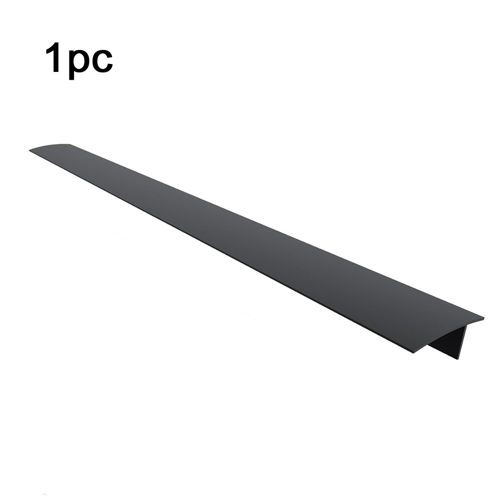 Stove Counter Gap Cover Kitchen Silicone Heat Resistant Mat Gas Stove Protector Slit Cleaning Pad Oil Dust Seal Cooker Cover: black