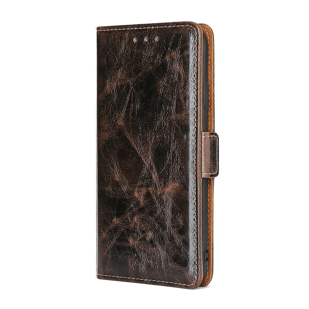 Funda abatible de cuero tipo billetera para Leagoo M11 Kiicaa power 2 5 S10 S9, funda de teléfono con tarjeta para Leagoo Kiicaa Power Cases Fundas: for Leagoo S10 / Brown