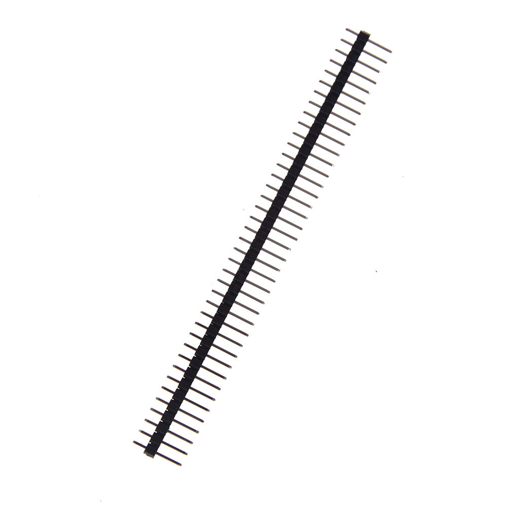 20X Single Male Elektronik Pin Header For Arduin 1x40 Row 2.54 Breakable 40 Pins Connector Strip Board Module Electronic Part