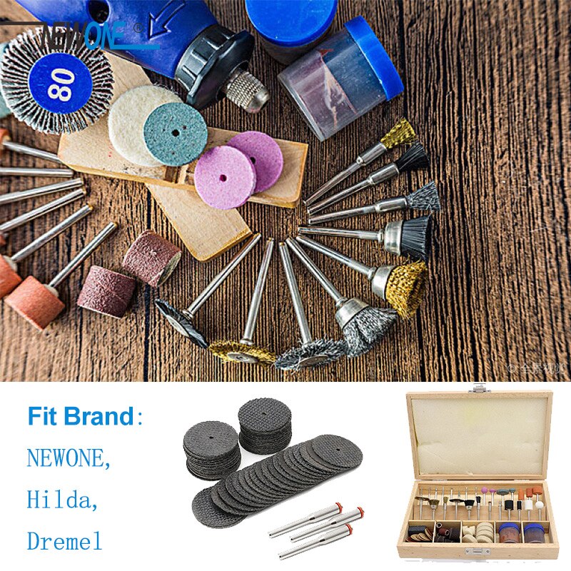 NEWONE Kit de herramientas de molienda rotativa, Kit de herramientas rotativas, Kit de accesorios de Mini herramienta rotativa 269 Uds juego de taladro de molienda de pulido para Dremel