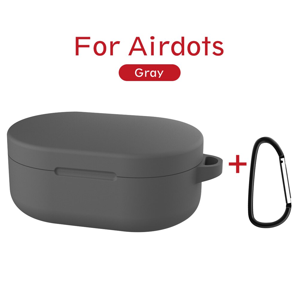 funda protectora de silicona para Redmi Airdots airdots airdot TWS funda inalámbrica Bluetooth para auriculares con gancho: 06