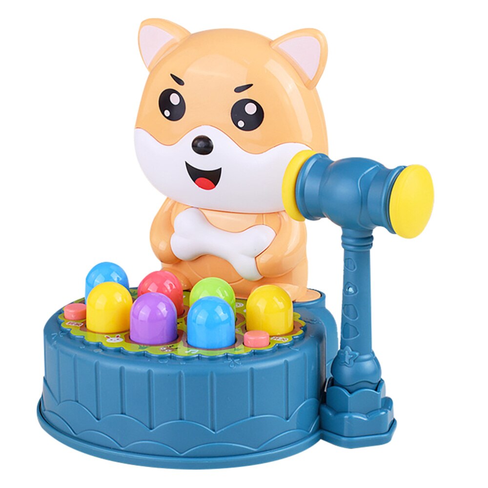 1 zestaw młotkowania i walenia musical bawidełko dziecko edukacyjny (niebieski)