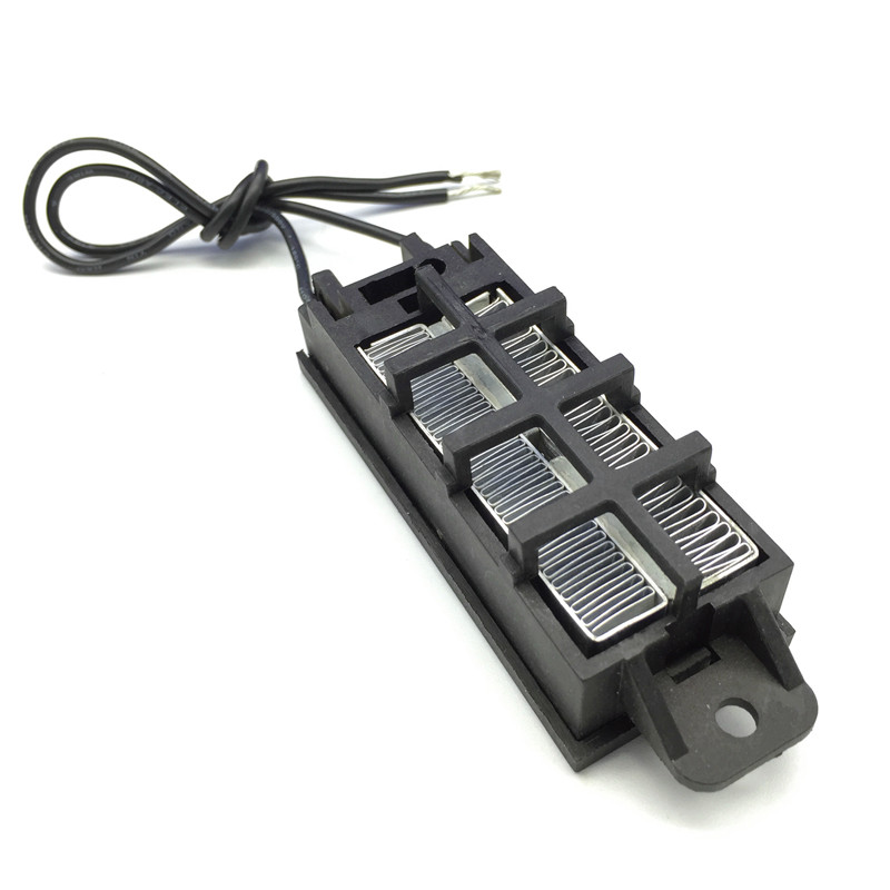 5 stk automatisk termostat ptc varmelegeme med stativ bølgebånd lille rumopvarmning 50w 12v ( ac/dc) gør-det-selv varmeværktøj